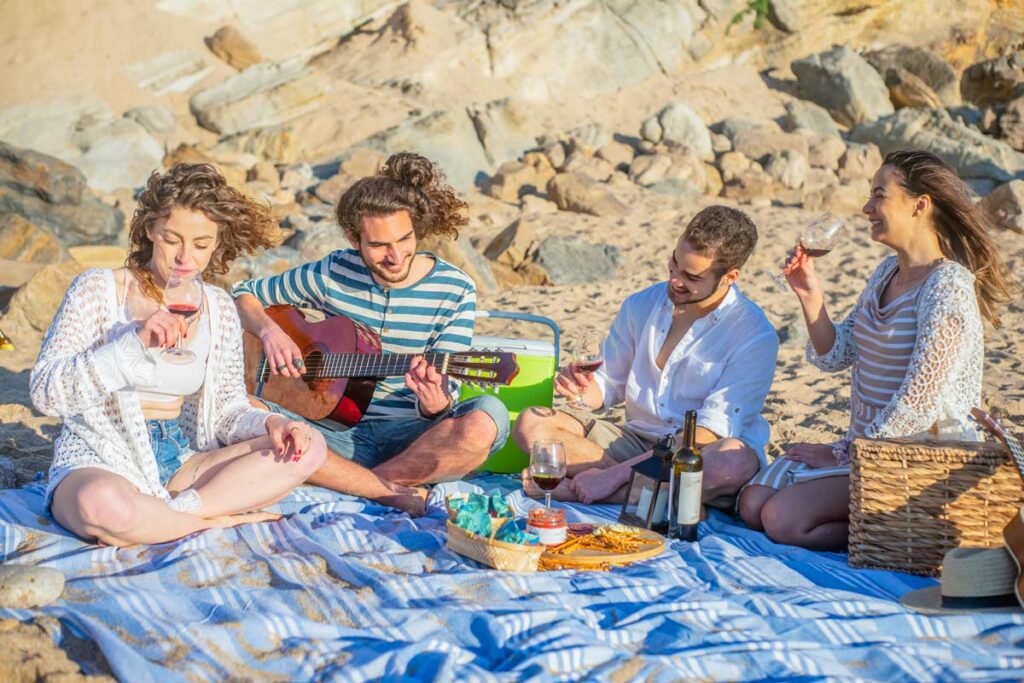 pique nique plage martigues