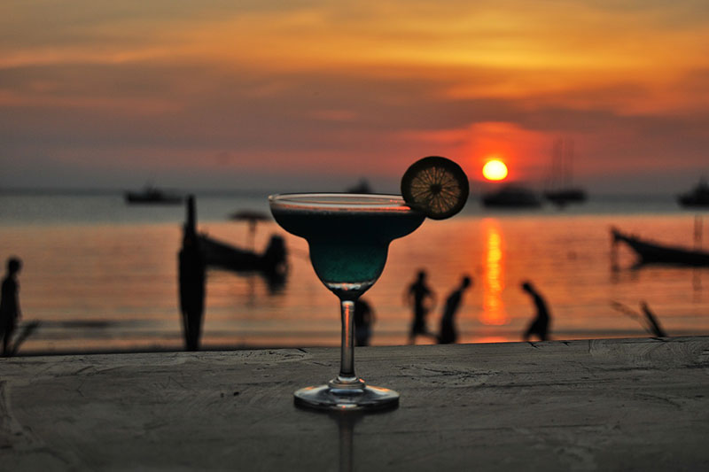 soirée plage au camping