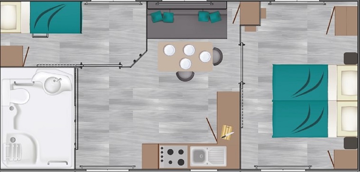 MH 4P – 2 ch. clim Grand Large PMR